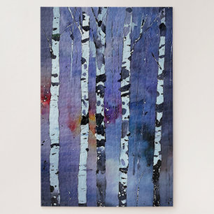 Puzzle Susurros de los bosques de invierno