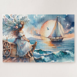 Puzzle Susurros del Mar al Atardecer