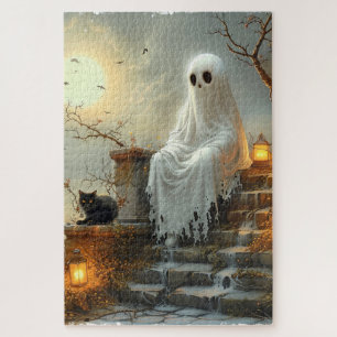 Puzzle Susurros iluminados por la luna: el fantasma y el 