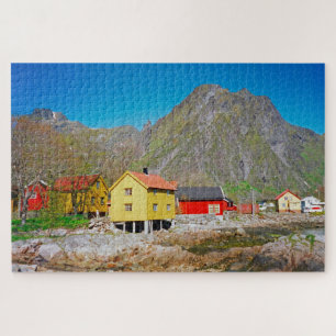 Puzzle Svolvaer, Noruega 1014-pc