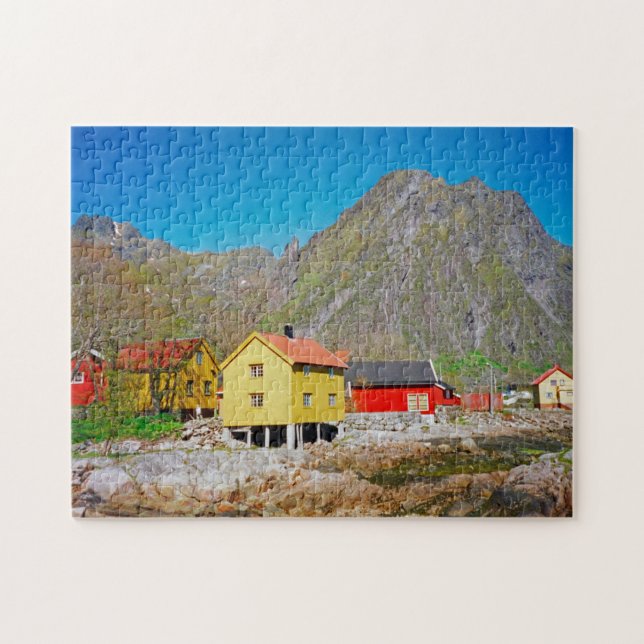 Puzzle Svolvaer, Noruega 252-pc (Horizontal)
