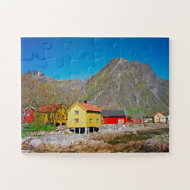 Puzzle Svolvaer, Noruega 30-pc (Horizontal)