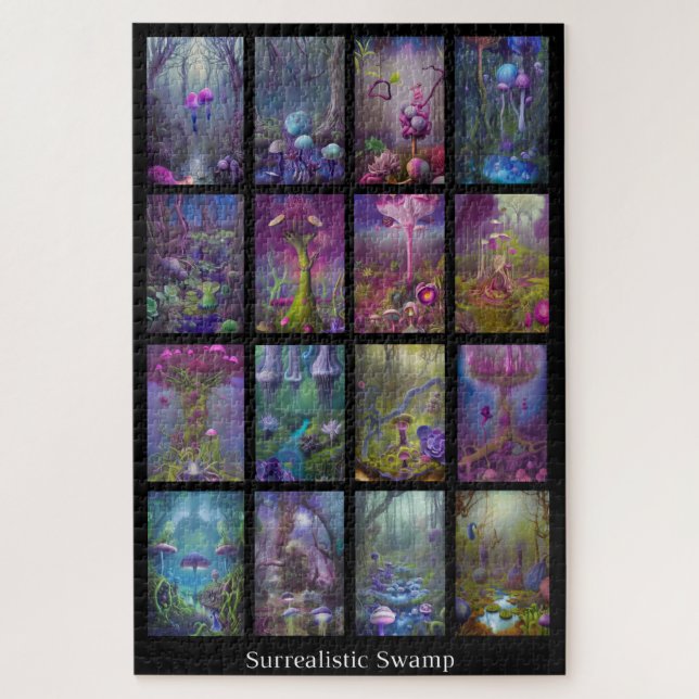 Puzzle Swamp surrealista (Vertical)