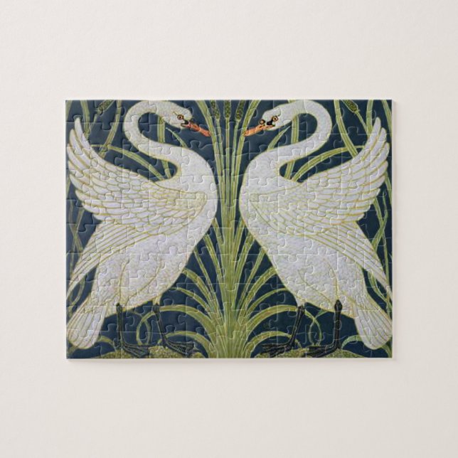 Puzzle Swan Art Nouveau Dos Cisnes (Horizontal)