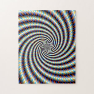 Puzzle Swirl Psychedelic
