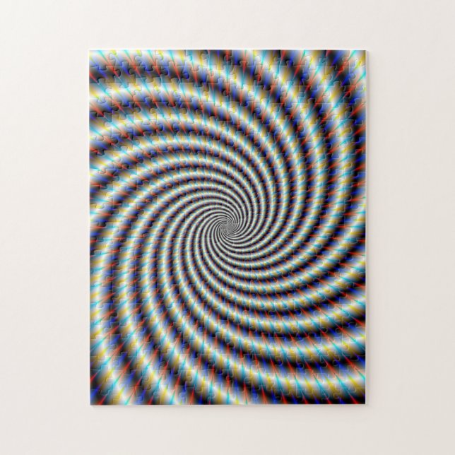 Puzzle Swirl Psychedelic (Vertical)