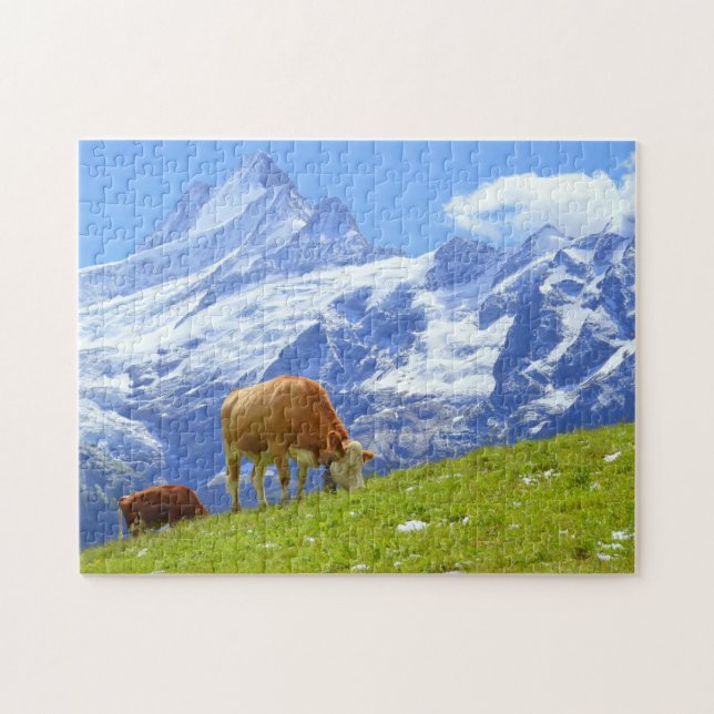 Puzzle Swiss Alps (Horizontal)