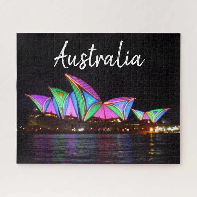 Puzzle sydney opera vivid australia (Horizontal)