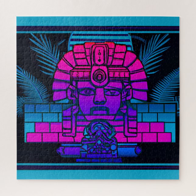 Puzzle Synthwave Pharaoh (Vertical)