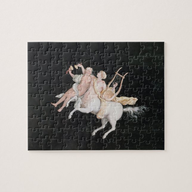 Puzzle T31466 un Centaur y un compañero femeninos que (Horizontal)