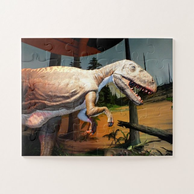 Puzzle T rex dinosaur (Horizontal)