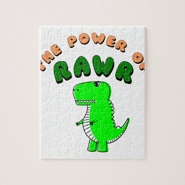 Puzzle T-Rex El Poder De RAWR (Vertical)