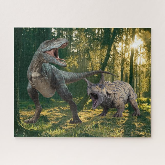 Puzzle T.Rex-Triceratops (Horizontal)