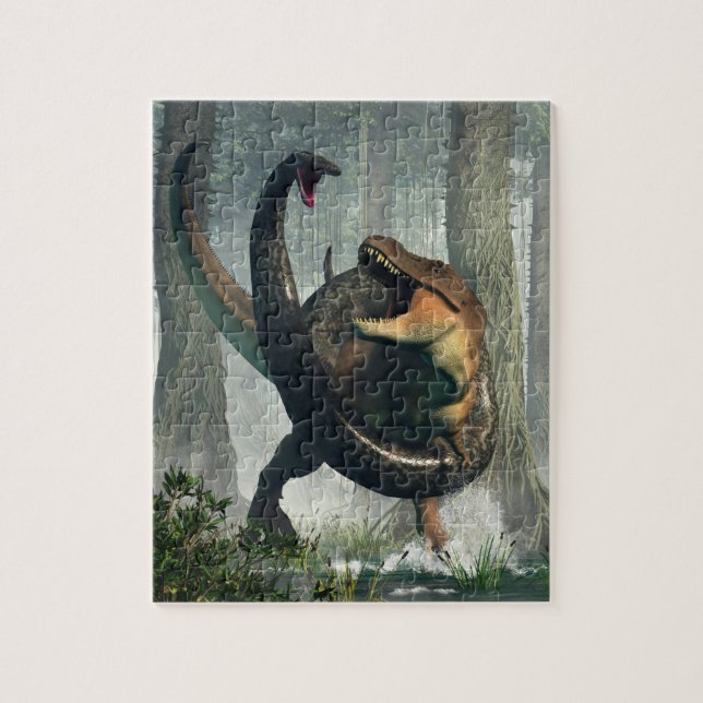 Puzzle T-Rex vs Titanoboa (Vertical)