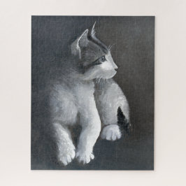 Puzzle Tabby Kitten