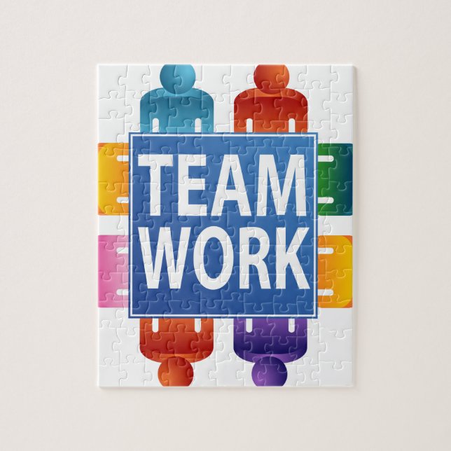 Puzzle Tabla del trabajo en equipo (Vertical)