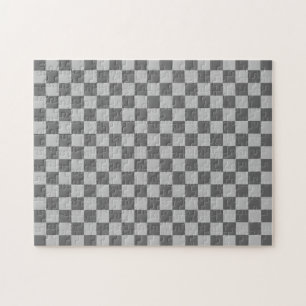 Puzzle Tablero de ajedrez de combinación gris de Shirley