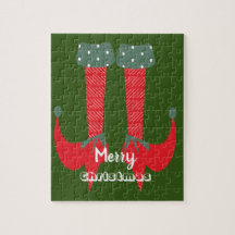 Tacones de Duende de Navidad Feliz Navidad