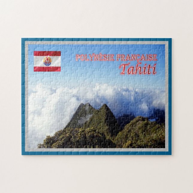 Puzzle Tahití - Polinesia Francesa - (Horizontal)