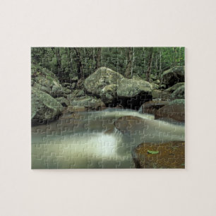 Puzzle Tailandia, isla de Kohsamui, paisaje de selva trop
