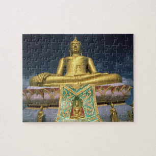 Puzzle Tailandia, Isla Koh Samui. Gran Buda.