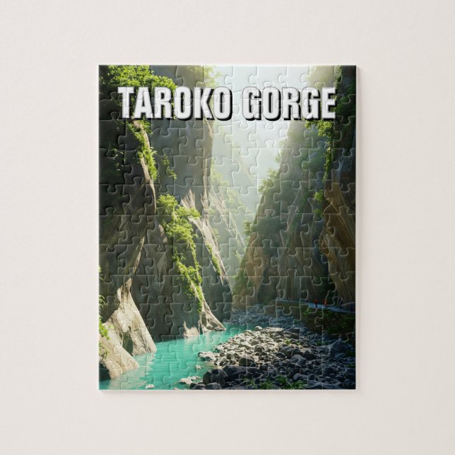Puzzle Taiwan Taroko Gorge Travel (Vertical)