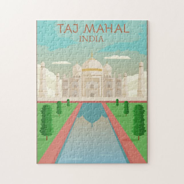 Puzzle Taj Mahal, India (Vertical)