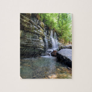 Puzzle Taladro de natación de Mountain Stream - 8x10 pulg