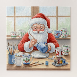 Puzzle Taller de Cerámica de Santa: Cerámica Pintada a Ma