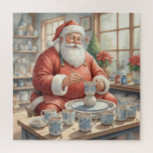 Puzzle Taller de Cerámica de Santa: Cerámica Pintada a Ma