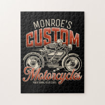 Taller de motocicletas esqueleto de nombre persona