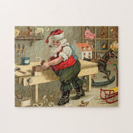 Puzzle Taller de Navidades de Vintage Santa Claus