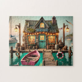 Puzzle Taller Naval de Barcos junto al Mar Casa de Campo 