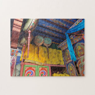 Puzzle Tambores dentro de un templo