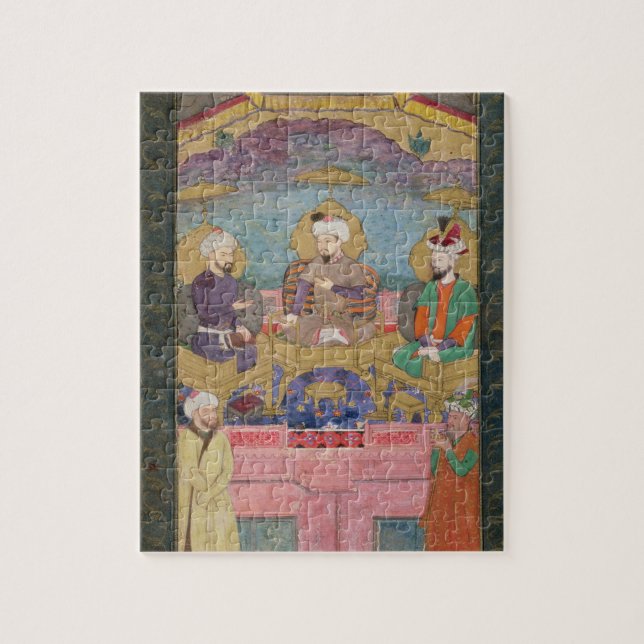 Puzzle Tamerlán (1336-1405), Babur (1483-1530, r.1526-30) (Vertical)