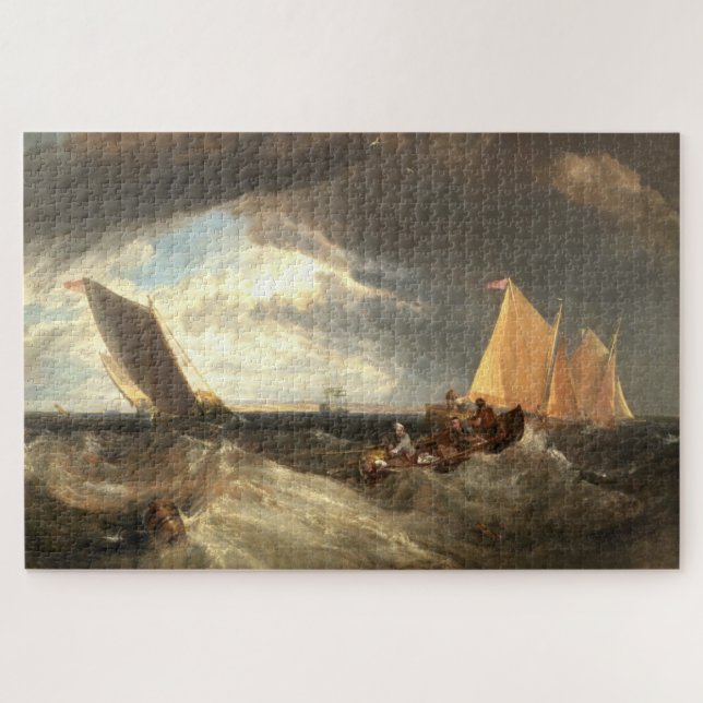 Puzzle Támesis y Medway, Guillermo Turner Art Jigsaw Puzz (Horizontal)