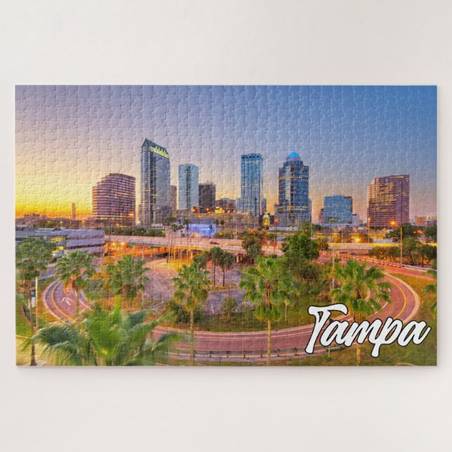 Puzzle Tampa, Florida, Estados Unidos (Horizontal)