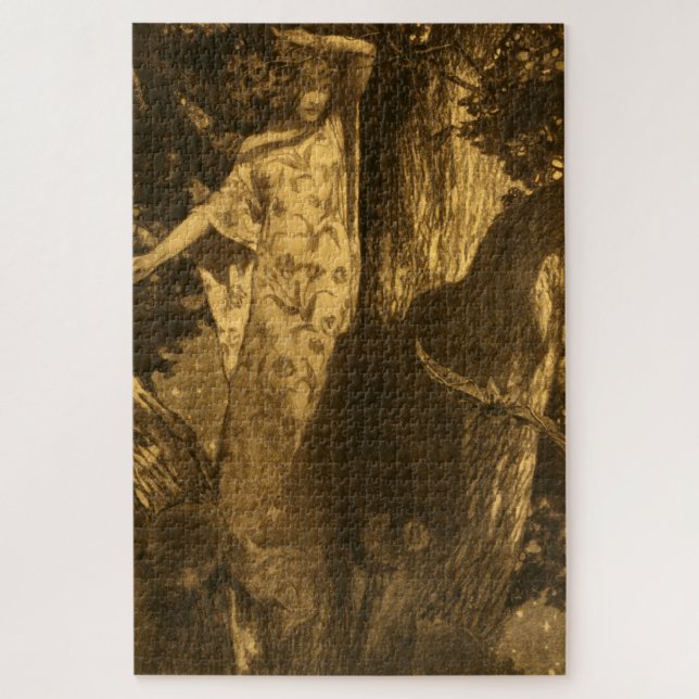 Puzzle Tan atormentados guardianes de la luna de la noche (Vertical)