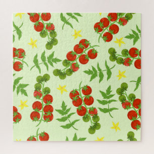 Puzzle Tango de tomate: Impresión vegetal vintage