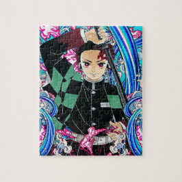Puzzle Tanjiro Kamado Blue