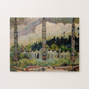 Puzzle Tanoo, Q.C.I, 1913 por Emily Carr