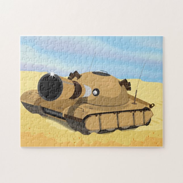 Puzzle Tanque del desierto (Horizontal)