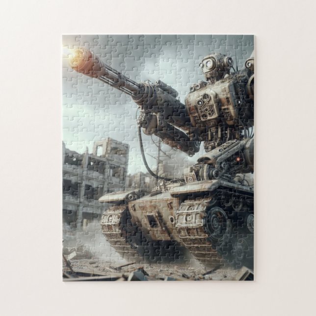 Puzzle Tanque Robot (Vertical)