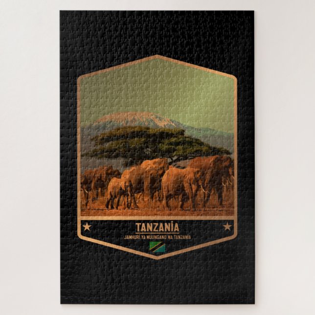 Puzzle Tanzania (Vertical)
