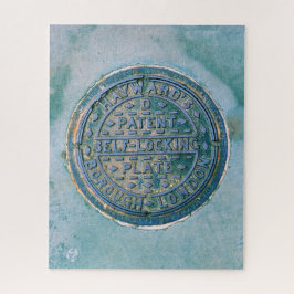 Puzzle Tapa de la utilidad de Londres - 16x20 - 520 pcs.