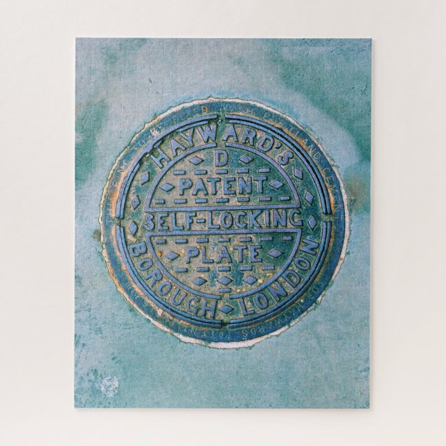 Puzzle Tapa de la utilidad de Londres - 16x20 - 520 pcs. (Vertical)