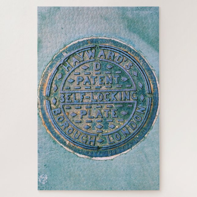 Puzzle Tapa de la utilidad de Londres - 20x30 - 1014 pcs. (Vertical)