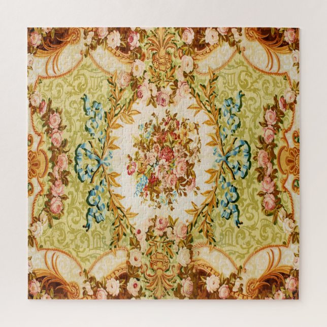 Puzzle Tapiz floral barroca victoriana (Vertical)