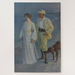 Puzzle Tarde de verano en la playa de Skagen