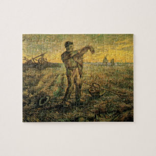 Puzzle Tarde - Fin del día de Vincent van Gogh